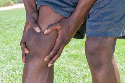 Sports injury to the knee